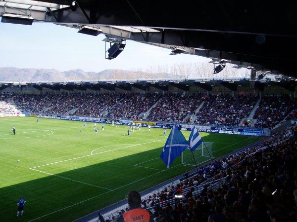 Oversiktsbilde av Lyse Arena